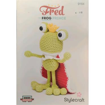 Crochet Pattern #9164 Fred The Frog Prince 