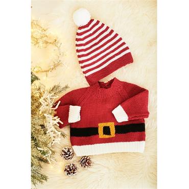 Stylecraft Booklet 9870 Santa Toy, Hat & Sweater in DK