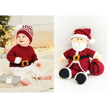 Stylecraft Booklet 9870 Santa Toy, Hat & Sweater in DK