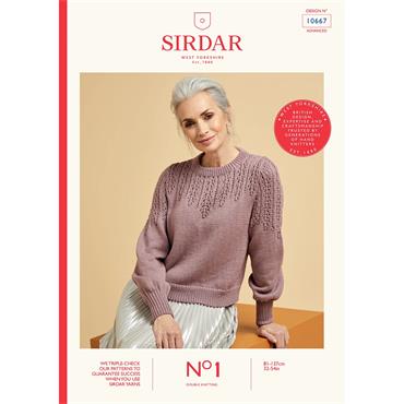 Pattern BOOKLET 10667 Sweater in DK