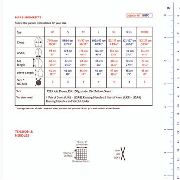 Sirdar Booklet 10880 Fuzzy Raglan Sweater in Soft Down 