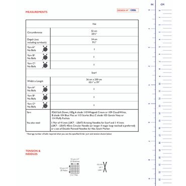 Sirdar Booklet 10886 Wrap Me Up Scarf in Soft Down 