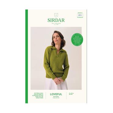 Sirdar 10911 Booklet - Sweater in Loveful DK