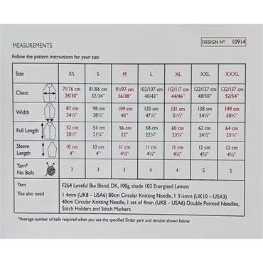 Sirdar 10914 Booklet - Sweater in Loveful DK