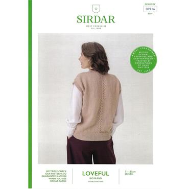 Sirdar 10916 Booklet - Vest in Loveful DK