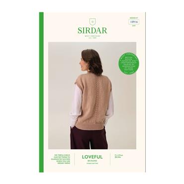 Sirdar 10916 Booklet - Vest in Loveful DK