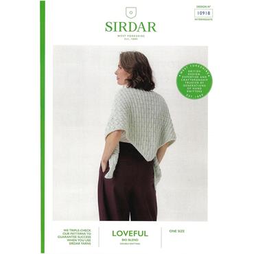 Sirdar 10918 Booklet - Shawl in Loveful DK