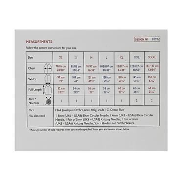 Sirdar 10922 Booklet - Top in Jewelspun Ombre Aran