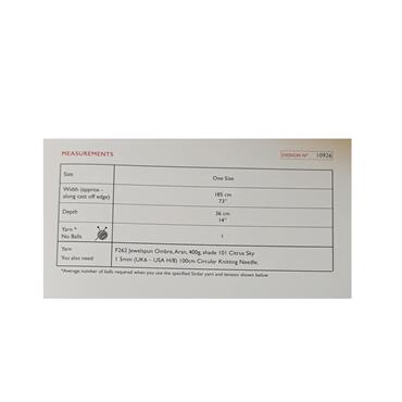 Sirdar 10926 Booklet - Shawls in Jewelspun Ombre Aran