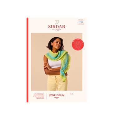 Sirdar 10926 Booklet - Shawls in Jewelspun Ombre Aran
