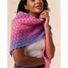 Sirdar 10927 Booklet - Crochet Shawl in Jewelspun Ombre Aran
