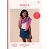 Sirdar 10927 Booklet - Crochet Shawl in Jewelspun Ombre Aran