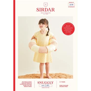 Sirdar Booklet 2578 Kids Dress in Snuggly 100% Cotton DK