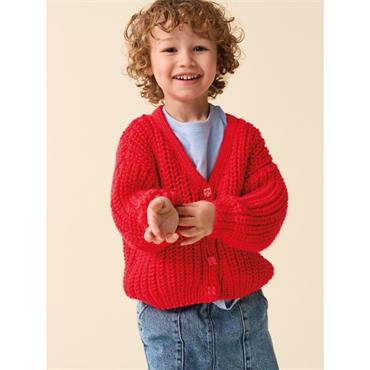 Sirdar Booklet 2630 Kids Cardigan in Snuggly Chunky