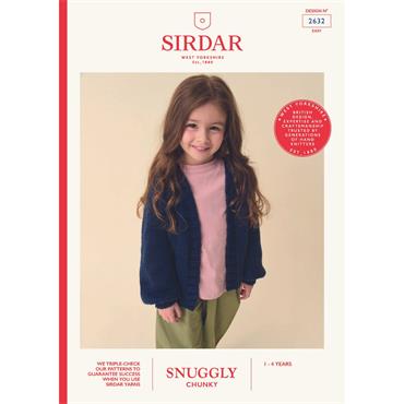 Sirdar Booklet 2632 Nordic Nature Cardigan in Snuggly Chunky 