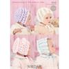 Sirdar Pattern 4549 CROCHET Baby Bonnets & Helmet in DK