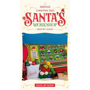 Sirdar Santa's Workshop Christmas Crochet Along 2025 - Yarn Pack (plus FREE Gift)