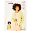 Stylecraft Pattern 10155 Cardigan & Waistcoat in Soft Pastels Aran