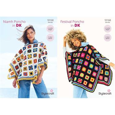 Stylecraft Pattern 10168 Poncho & Blanket in Special DK