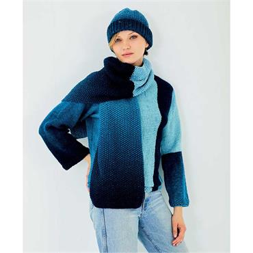 Stylecraft Pattern 10188 Sweater, Hat & Scarf in Horizon Chunky 