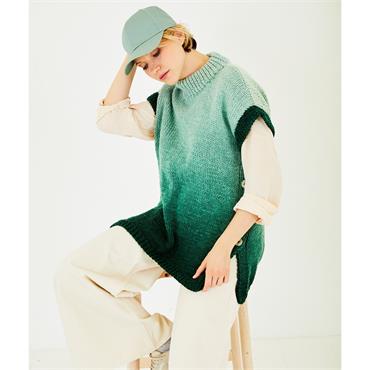 Stylecraft Pattern 10189 Round & Turtle Neck Tank Tops in Horizon Chunky