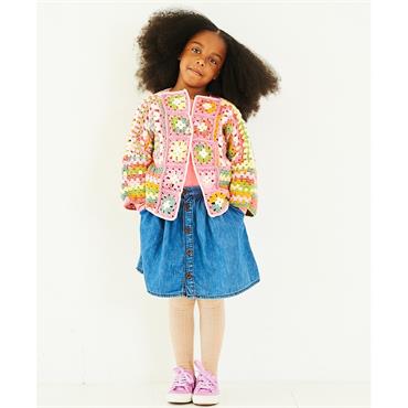 Stylecraft Pattern 10198 Crocheted Sweater, Cardigan & Scarf in Merry Go Round DK & Special DK