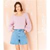 Stylecraft Pattern 10207 Crochet Cropped Top & Sweater in Cotton Twist dk & Colour Burst dk