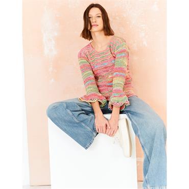 Stylecraft Pattern 10209 Crochet T-Shirt & Sweater in Cotton Twist dk & Colour Burst dk