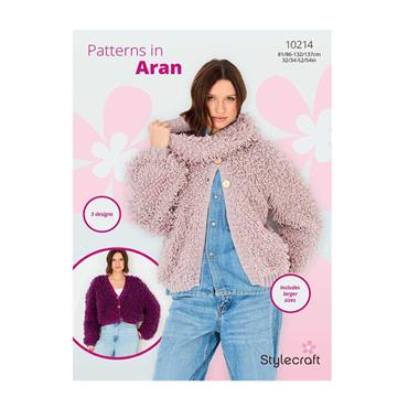 Stylecraft Pattern 10214 Cardigans and Snood in Special Aran