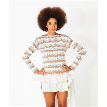 Pattern 10217 Crochet Sweater and Top in DK
