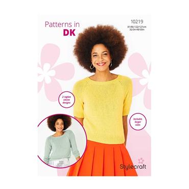 Stylecraft Pattern 10219 Sweaters in Bamboo+Cotton dk