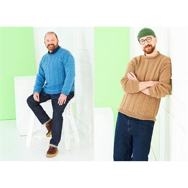 Stylecraft Pattern 10232 Sweaters in Bambino & Highland Heathers in DK
