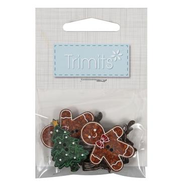 Trimits Christmas Button Collection Pack 