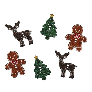 Trimits Christmas Button Collection Pack 