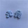 1 x Teddy Button - Blue