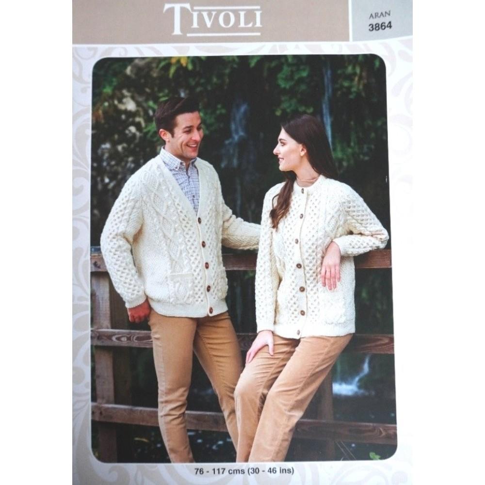 Tivoli Pattern 3864 Traditional Aran Jackets Ireland