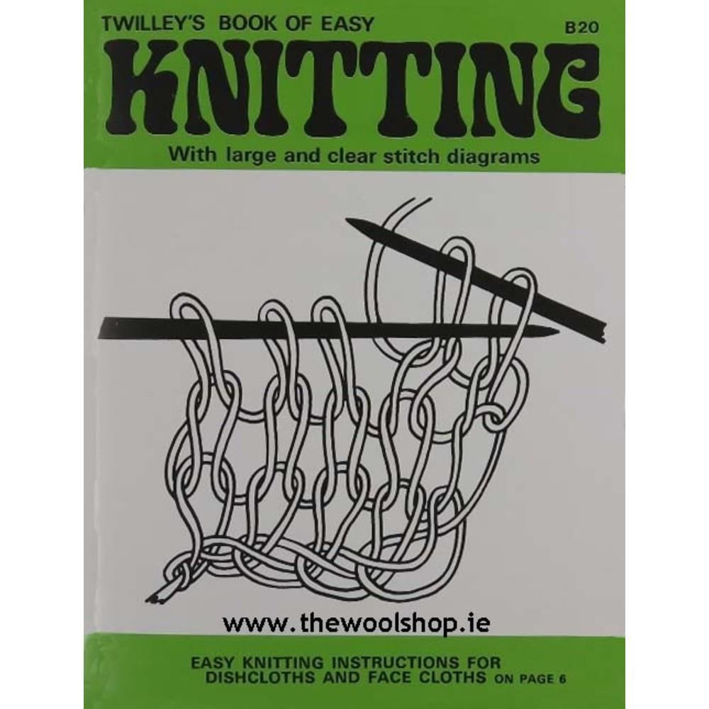 Twilley's Book of Easy Knitting (B20) With Large & Clear