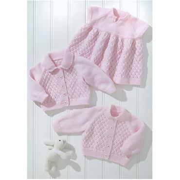 UKHKA Pattern 275 Cardigans in Double Knitting 