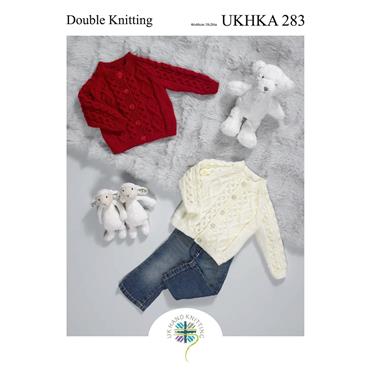 Pattern UKHKA 283 Cardigans in Double Knitting