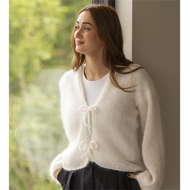 Viking Garn Pattern 2517-2 Silke Cardigan in Kid Silk