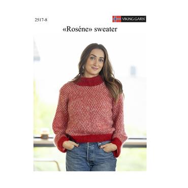 Viking Garn Pattern 2517-8 Rosène Sweater in Kid Silk