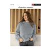 Viking Garn Pattern 2517-9 Petrolia Sweater in Kid Silk