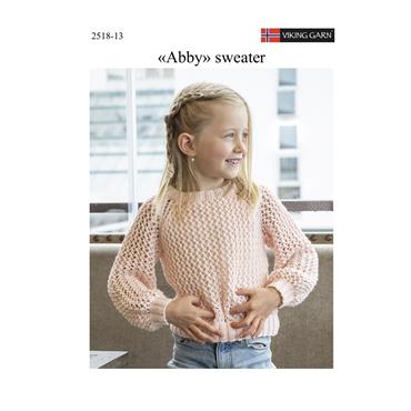 Viking Garn Pattern 2518-13 Abby Sweater (Kids) in Linus