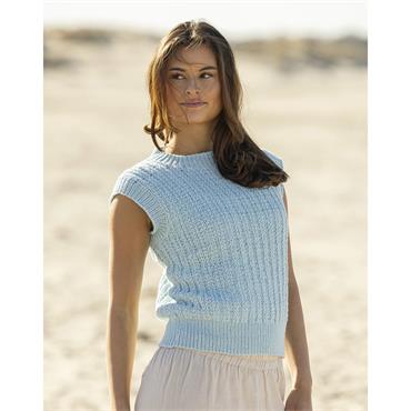 Viking Garn Pattern 2609-5 Noma Top in Linus