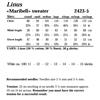 Viking Garn Pattern 2423-05 Maribell Sweater in Linus