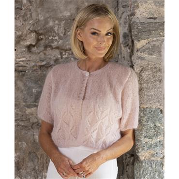 Viking Garn Pattern 2520-9 Skimmer Bolero in Kid Silk 