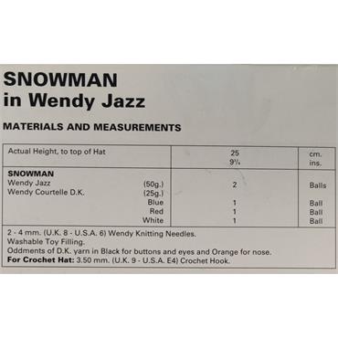 Pattern #4940 Snowman