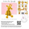 Wee Woolly Wonderfuls Amber the Giraffe Knitting Pattern Booklet