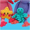 Wee Woolly Wonderfuls Bubbles & Barnacles the Axolotls Crochet Pattern Booklet