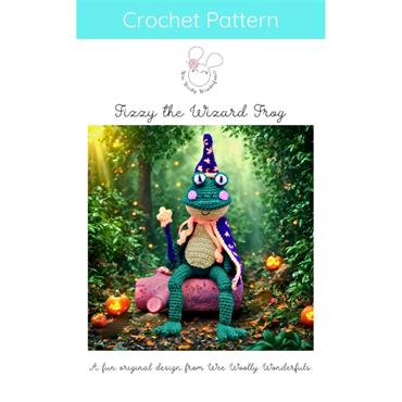 Fizzy The Wizard Frog Crochet Pattern Booklet